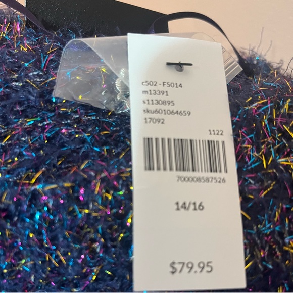 Lane Bryant Eyelash Tinsel Sweater - Picture 4 of 4